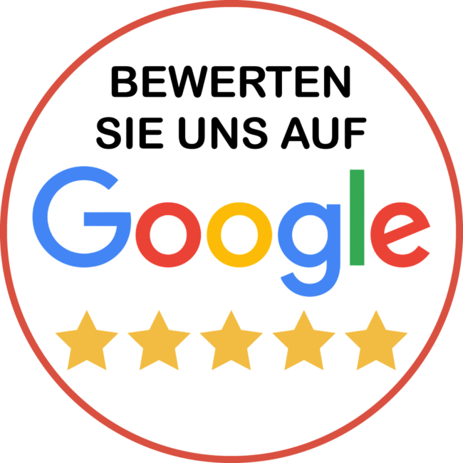 Bewerten Sie uns auf Google